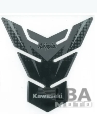 Наклейка на бак для мотоцикла Kawasaki Ninja Серо-Черная КитайскиеЗапчасти пм-00017093