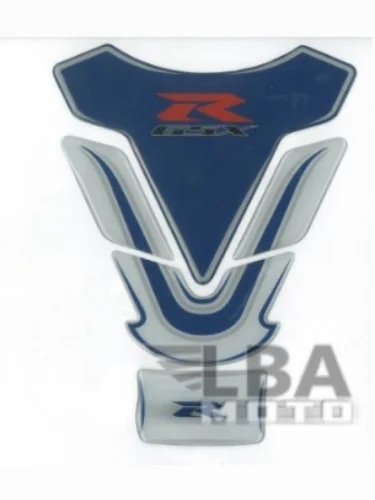 Наклейка на бак для мотоцикла Suzuki GSX-R Бело-Синяя КитайскиеЗапчасти пм-00017125