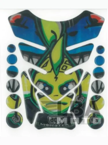 Наклейка на бак для мотоцикла VR46 AGV 2 КитайскиеЗапчасти пм-00017139