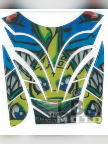 Наклейка на бак для мотоцикла VR46 AGV 6 КитайскиеЗапчасти пм-00017155