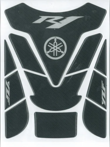 Наклейка на бак для мотоцикла Yamaha YZF-R1 Под Карбон 1 КитайскиеЗапчасти пм-00017145