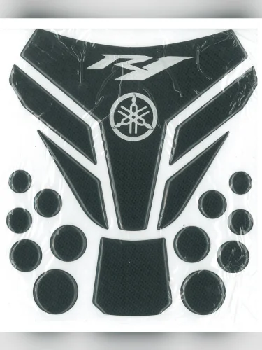 Наклейка на бак для мотоцикла Yamaha YZF-R1 Под Карбон 2 КитайскиеЗапчасти пм-00017152