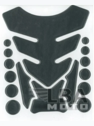 Наклейка на бак для мотоцикла Карбон Черная 2 КитайскиеЗапчасти пм-00017137