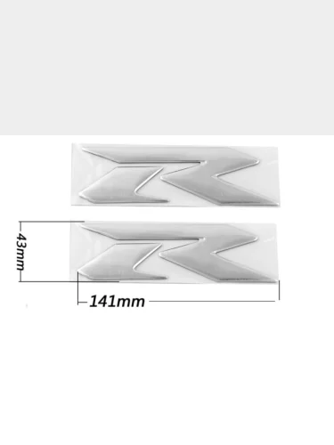 Наклейка на боковой пластик логотип Suzuki буква R 3D КитайскиеЗапчасти пм-00017002