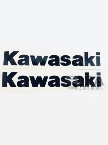 Наклейка надпись Kawasaki черная КитайскиеЗапчасти пм-00017016