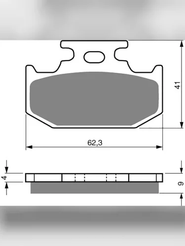 Тормозные колодки Gold-Fren 001 K5 Gold-Fren 001 k5