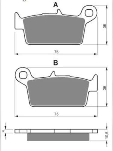 Тормозные колодки Gold-Fren 003 K5 Gold-Fren 003 k5