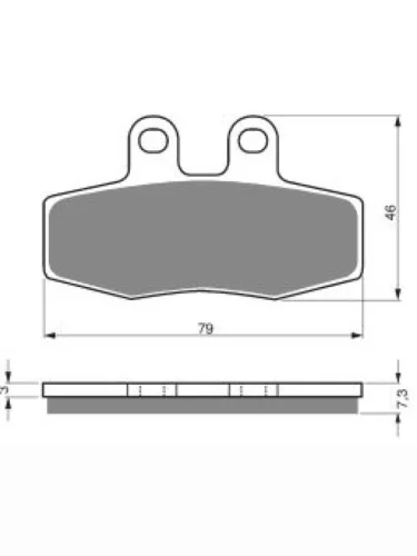 Тормозные колодки Gold-Fren 010 AD Gold-Fren 010 ad