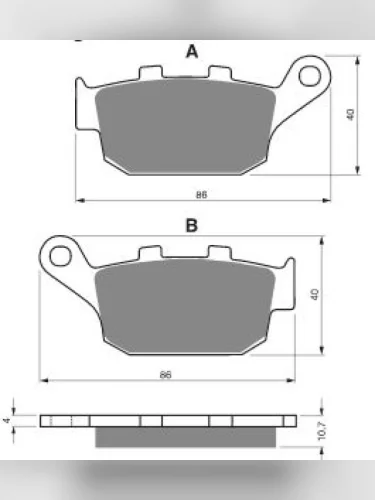 Тормозные колодки Gold-Fren 020 AD Gold-Fren 020 ad