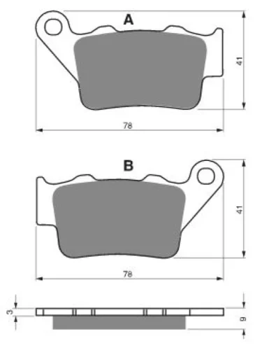 Тормозные колодки Gold-Fren 023 AD Gold-Fren 023 ad