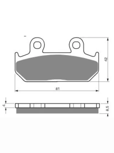 Тормозные колодки Gold-Fren 025 AD Gold-Fren 025 ad