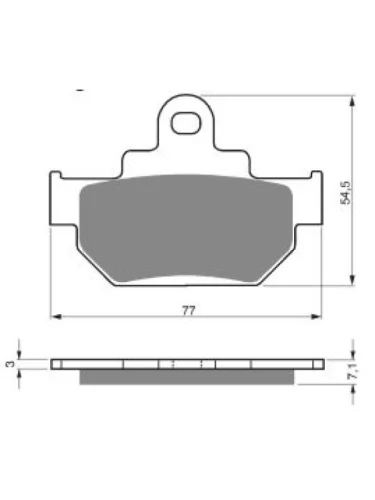Тормозные колодки Gold-Fren 030 AD Gold-Fren 030 ad