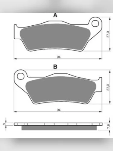 Тормозные колодки Gold-Fren 031 AD Gold-Fren 031 ad