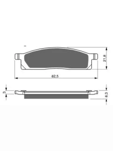 Тормозные колодки Gold-Fren 034 K5 Gold-Fren 034 k5