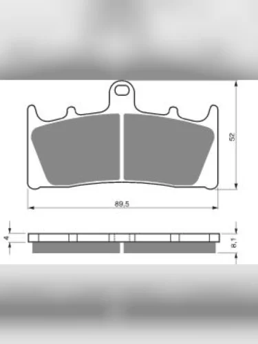 Тормозные колодки Gold-Fren 039 S3 Gold-Fren 039 s3