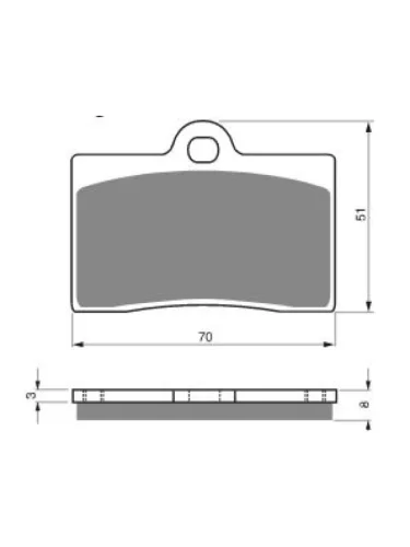 Тормозные колодки Gold-Fren 064 S3 Gold-Fren 064 s3