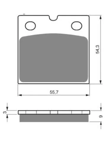 Тормозные колодки Gold-Fren 081 S3 Gold-Fren 081 s3