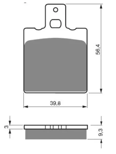 Тормозные колодки Gold-Fren 087 K5 Gold-Fren 087 k5