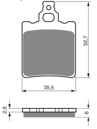 Тормозные колодки Gold-Fren 096 AD Gold-Fren 096 ad