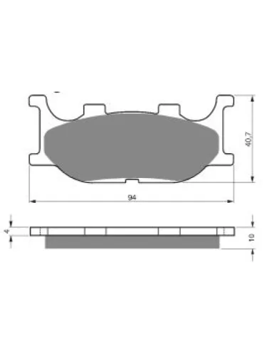 Тормозные колодки Gold-Fren 099 AD Gold-Fren 099 ad