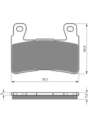 Тормозные колодки Gold-Fren 134 AD Gold-Fren 134 ad