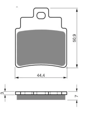 Тормозные колодки Gold-Fren 140 S3 Gold-Fren 140 s3
