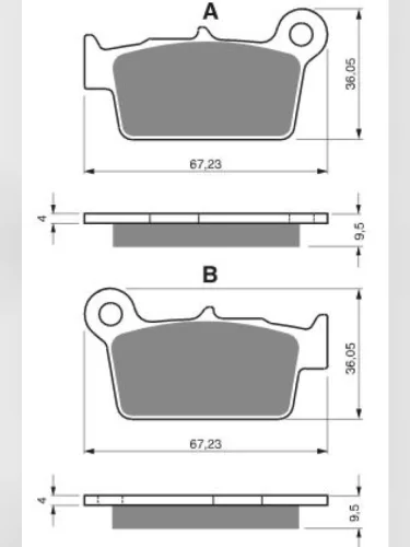 Тормозные колодки Gold-Fren 187 S33 Gold-Fren 187 s33