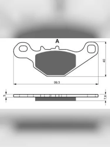 Тормозные колодки Gold-Fren 226 K5 Gold-Fren 226 k5