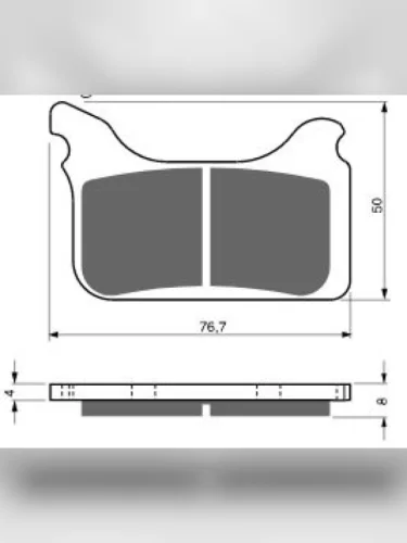 Тормозные колодки Gold-Fren 231 AD Gold-Fren 231 ad
