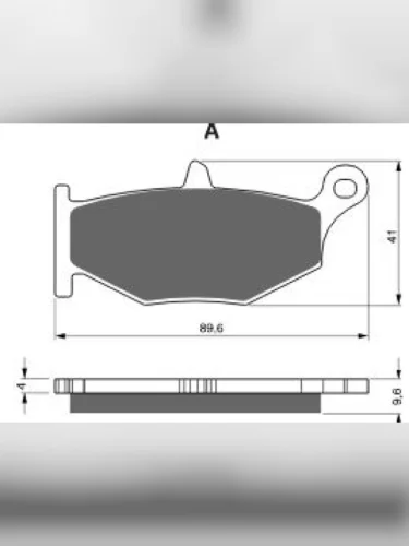 Тормозные колодки Gold-Fren 241 AD Gold-Fren 241 ad