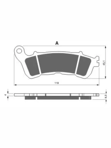 Тормозные колодки Gold-Fren 257 AD Gold-Fren 257 ad