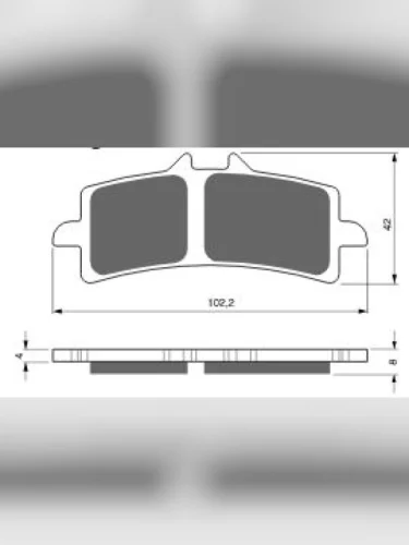 Тормозные колодки Gold-Fren 258 S33 Gold-Fren 258 s33