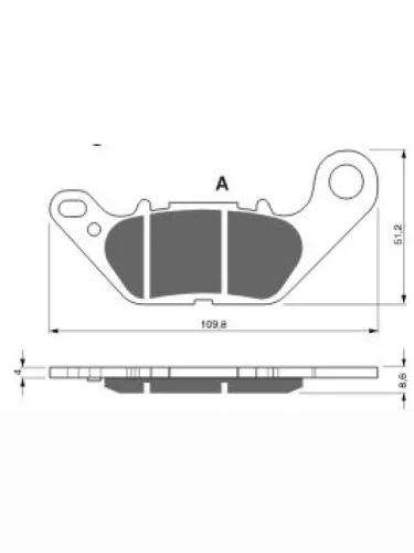 Тормозные колодки Gold-Fren 264 S3 Gold-Fren 264 s3