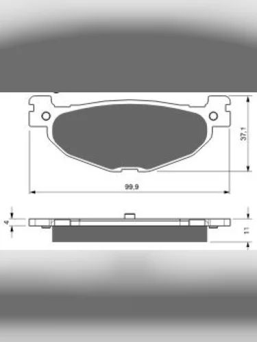 Тормозные колодки Gold-Fren 268 AD Gold-Fren 268 ad