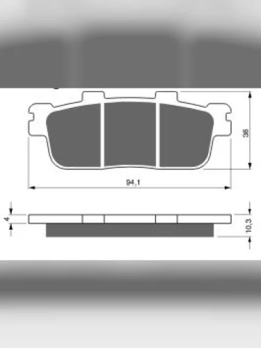 Тормозные колодки Gold-Fren 286 S3 Gold-Fren 286 s3