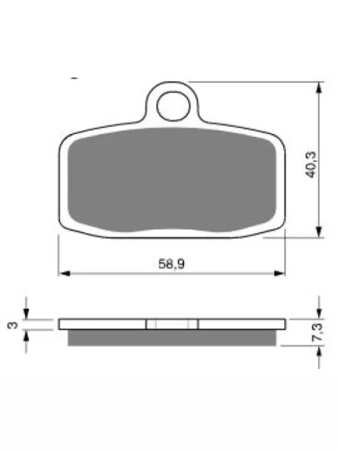 Тормозные колодки Gold-Fren 307 S3 Gold-Fren 307 s3