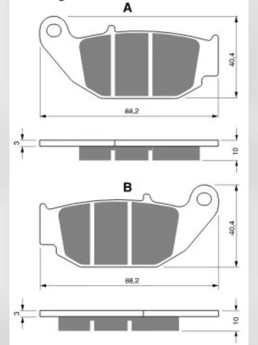 Тормозные колодки Gold-Fren 311 S3 Gold-Fren 311 s3