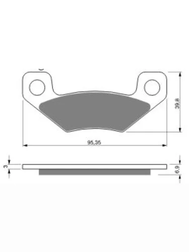 Тормозные колодки Gold-Fren 315 S3 Gold-Fren 315 s3
