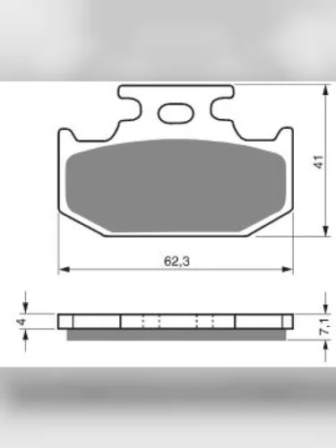 Тормозные колодки Gold-Fren 317 S3 Gold-Fren 317 s3