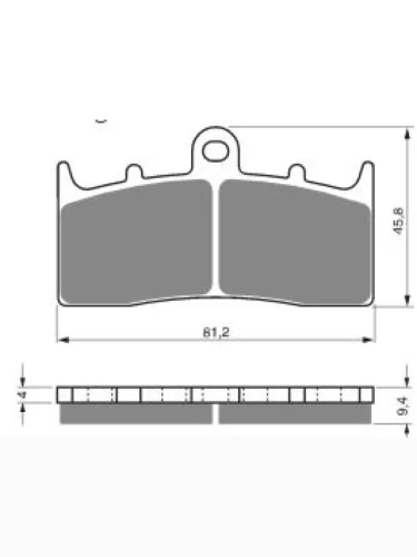 Тормозные колодки Gold-Fren 318 S3 Gold-Fren 318 s3