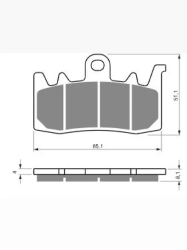 Тормозные колодки Gold-Fren 328 S3 Gold-Fren 328 s3