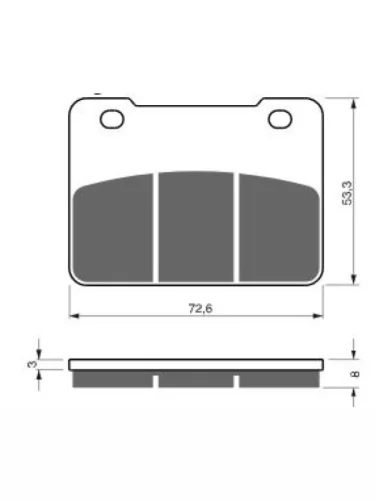 Тормозные колодки Gold-Fren 331 S3 Gold-Fren 331 s3