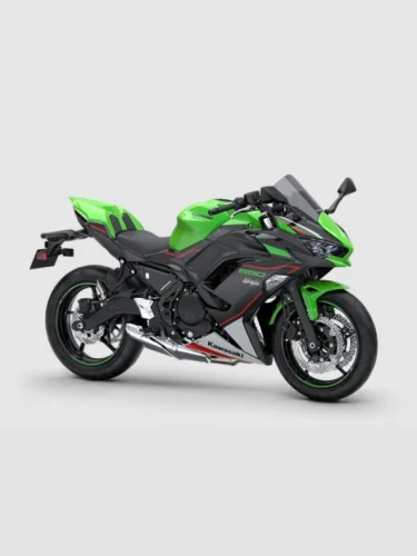 Комплект пластика для мотоцикла Kawasaki ER-6F 21-23 Зелено-Черно-Белый Комплекты пластика наличие пм-00028817