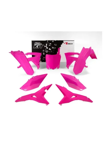 Комплект пластика R-Tech Honda CRF250R 14-17, CRF450R 13-16 (R-KITCRF-FU0-518) Розовый Неон R-Tech r-kitcrf-fu0-518