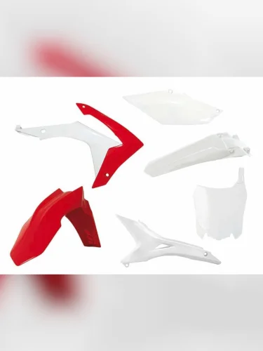 Комплект пластика R-Tech Honda CRF250R 14-17, CRF450R 13-16 (R-KITCRF-OEM-518) Бело-Красный R-Tech r-kitcrf-oem-518