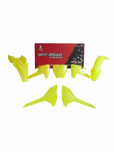 Комплект пластика R-Tech Husqvarna TC65 17-19 (R-KITHSQ-GF0-565) неоновый желтый R-Tech r-kithsq-gf0-565
