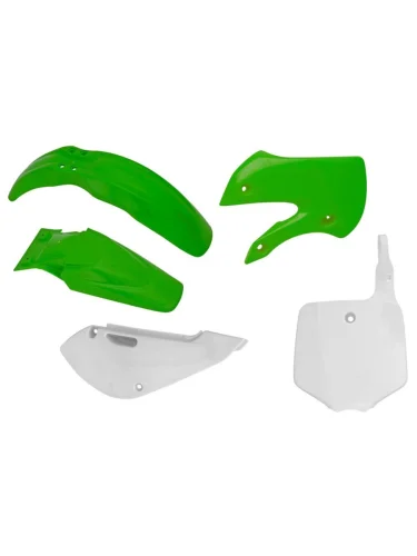 Комплект пластика R-Tech Kawasaki KX65 01-21 (R-KITKX0-OEM-508) Зелено-Белый R-Tech r-kitkx0-oem-508
