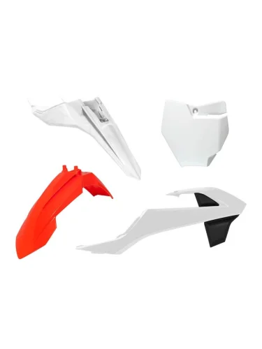 Комплект пластика R-Tech KTM SX 65 16-22 (R-KITKTM-O17-500) Бело-Черно-Оранжевый R-Tech r-kitktm-o17-500