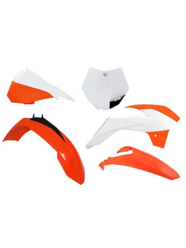 Комплект пластика R-Tech KTM SX 8513-17 (R-KITKTM-OEM-593) Бело-Оранжевый R-Tech r-kitktm-oem-593