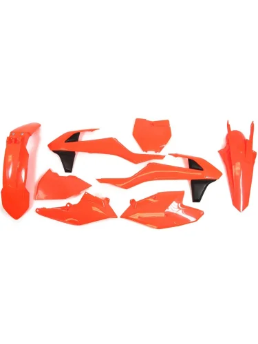 Комплект пластика R-Tech KTM SXSX-F 16-18, XCXC-F 17-18 (R-KITKTM-AN0-516) неоновый оранжевый R-Tech r-kitktm-an0-516